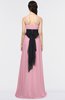Modern A-line Spaghetti Sleeveless Bow Bridesmaid Dresses