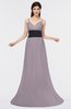 Modern A-line Spaghetti Sleeveless Bow Bridesmaid Dresses