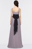 Modern A-line Spaghetti Sleeveless Bow Bridesmaid Dresses