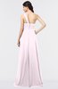 Elegant A-line Asymmetric Neckline Sleeveless Floor Length Flower Bridesmaid Dresses