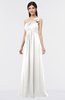 Elegant A-line Asymmetric Neckline Sleeveless Floor Length Flower Bridesmaid Dresses
