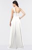 Elegant A-line Asymmetric Neckline Sleeveless Floor Length Flower Bridesmaid Dresses
