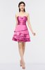 Glamorous Ball Gown Strapless Sleeveless Mini Plainness Bridesmaid Dresses