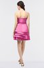 Glamorous Ball Gown Strapless Sleeveless Mini Plainness Bridesmaid Dresses