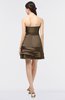 Glamorous Ball Gown Strapless Sleeveless Mini Plainness Bridesmaid Dresses