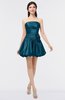 Glamorous Ball Gown Strapless Sleeveless Mini Graduation Dresses