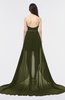 Glamorous A-line Strapless Zip up Sweep Train Graduation Dresses