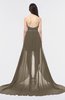 Glamorous A-line Strapless Zip up Sweep Train Graduation Dresses