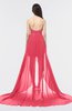 Glamorous A-line Strapless Zip up Sweep Train Graduation Dresses