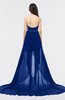Glamorous A-line Strapless Zip up Sweep Train Graduation Dresses