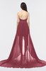 Glamorous A-line Strapless Zip up Sweep Train Graduation Dresses