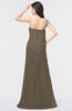 Elegant A-line Asymmetric Neckline Sleeveless Zip up Appliques Prom Dresses