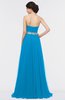 Mature A-line Sleeveless Floor Length Ruching Prom Dresses