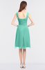 Modern A-line Spaghetti Knee Length Ruching Bridesmaid Dresses