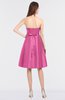 Elegant A-line Sleeveless Zip up Knee Length Bridesmaid Dresses