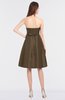Elegant A-line Sleeveless Zip up Knee Length Bridesmaid Dresses