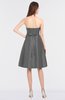 Elegant A-line Sleeveless Zip up Knee Length Bridesmaid Dresses