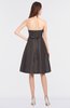 Elegant A-line Sleeveless Zip up Knee Length Bridesmaid Dresses