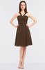 Glamorous A-line Spaghetti Sleeveless Zip up Ruching Bridesmaid Dresses