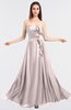 Glamorous A-line Strapless Sleeveless Floor Length Prom Dresses