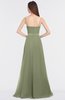 Elegant A-line Spaghetti Sleeveless Floor Length Appliques Bridesmaid Dresses
