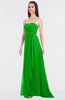 Elegant A-line Spaghetti Sleeveless Floor Length Appliques Bridesmaid Dresses