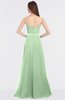 Elegant A-line Spaghetti Sleeveless Floor Length Appliques Bridesmaid Dresses