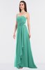 Elegant A-line Spaghetti Sleeveless Floor Length Appliques Bridesmaid Dresses