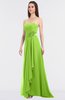 Elegant A-line Spaghetti Sleeveless Floor Length Appliques Bridesmaid Dresses