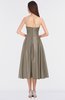 Gorgeous A-line Strapless Sleeveless Zip up Ruching Bridesmaid Dresses