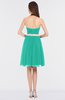 Glamorous A-line Sleeveless Knee Length Sash Prom Dresses