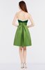 Sexy A-line Bateau Sleeveless Zip up Knee Length Bridesmaid Dresses