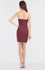 Glamorous Column Bateau Zip up Mini Sweet 16 Dresses
