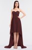 Sexy A-line Sleeveless Zip up Ruching Bridesmaid Dresses