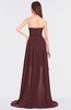 Sexy A-line Sleeveless Zip up Ruching Bridesmaid Dresses