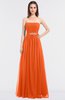 Elegant A-line Bateau Zip up Floor Length Appliques Bridesmaid Dresses