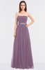 Elegant A-line Bateau Zip up Floor Length Appliques Bridesmaid Dresses