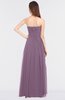 Elegant A-line Bateau Zip up Floor Length Appliques Bridesmaid Dresses