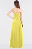 Elegant A-line Bateau Zip up Floor Length Appliques Bridesmaid Dresses