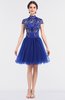 Gorgeous Ball Gown High Neck Hook up Mini Appliques Sweet 16 Dresses
