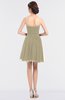 Mature A-line Sleeveless Zip up Mini Appliques Bridesmaid Dresses