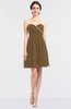 Mature A-line Sleeveless Zip up Mini Appliques Bridesmaid Dresses