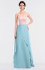 Elegant A-line Strapless Sleeveless Zip up Plainness Bridesmaid Dresses