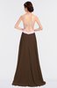 Elegant A-line Strapless Sleeveless Zip up Plainness Bridesmaid Dresses