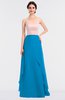 Elegant A-line Strapless Sleeveless Zip up Plainness Bridesmaid Dresses