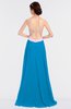 Elegant A-line Strapless Sleeveless Zip up Plainness Bridesmaid Dresses