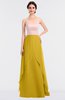 Elegant A-line Strapless Sleeveless Zip up Plainness Bridesmaid Dresses