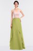 Elegant A-line Strapless Sleeveless Zip up Plainness Bridesmaid Dresses