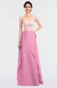 Elegant A-line Strapless Sleeveless Zip up Plainness Bridesmaid Dresses