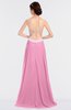 Elegant A-line Strapless Sleeveless Zip up Plainness Bridesmaid Dresses